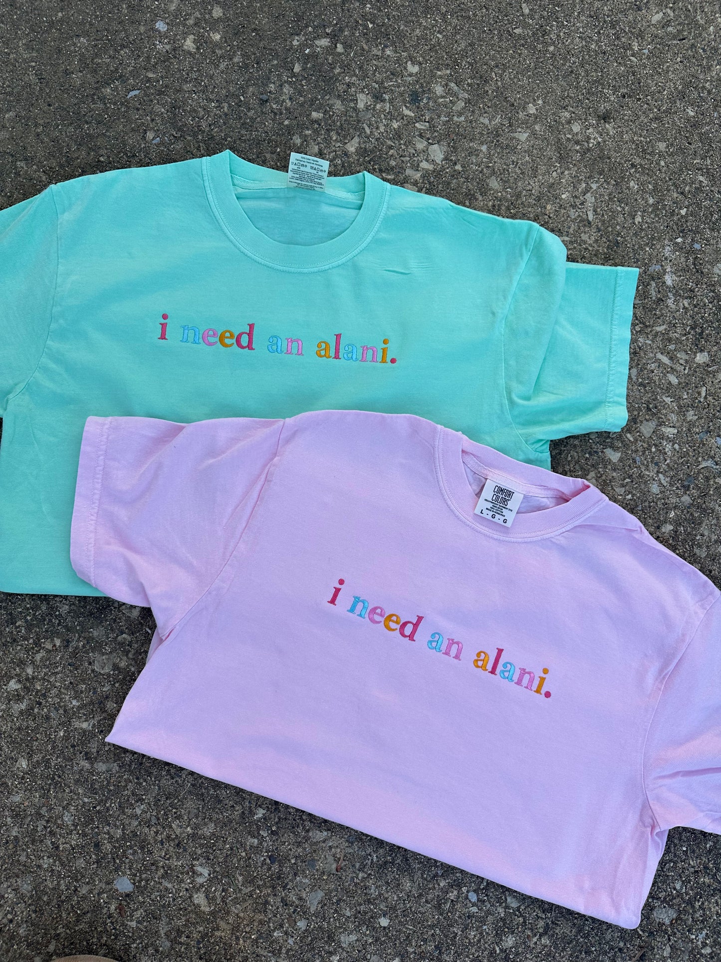 I need an Alani multicolor embroidered