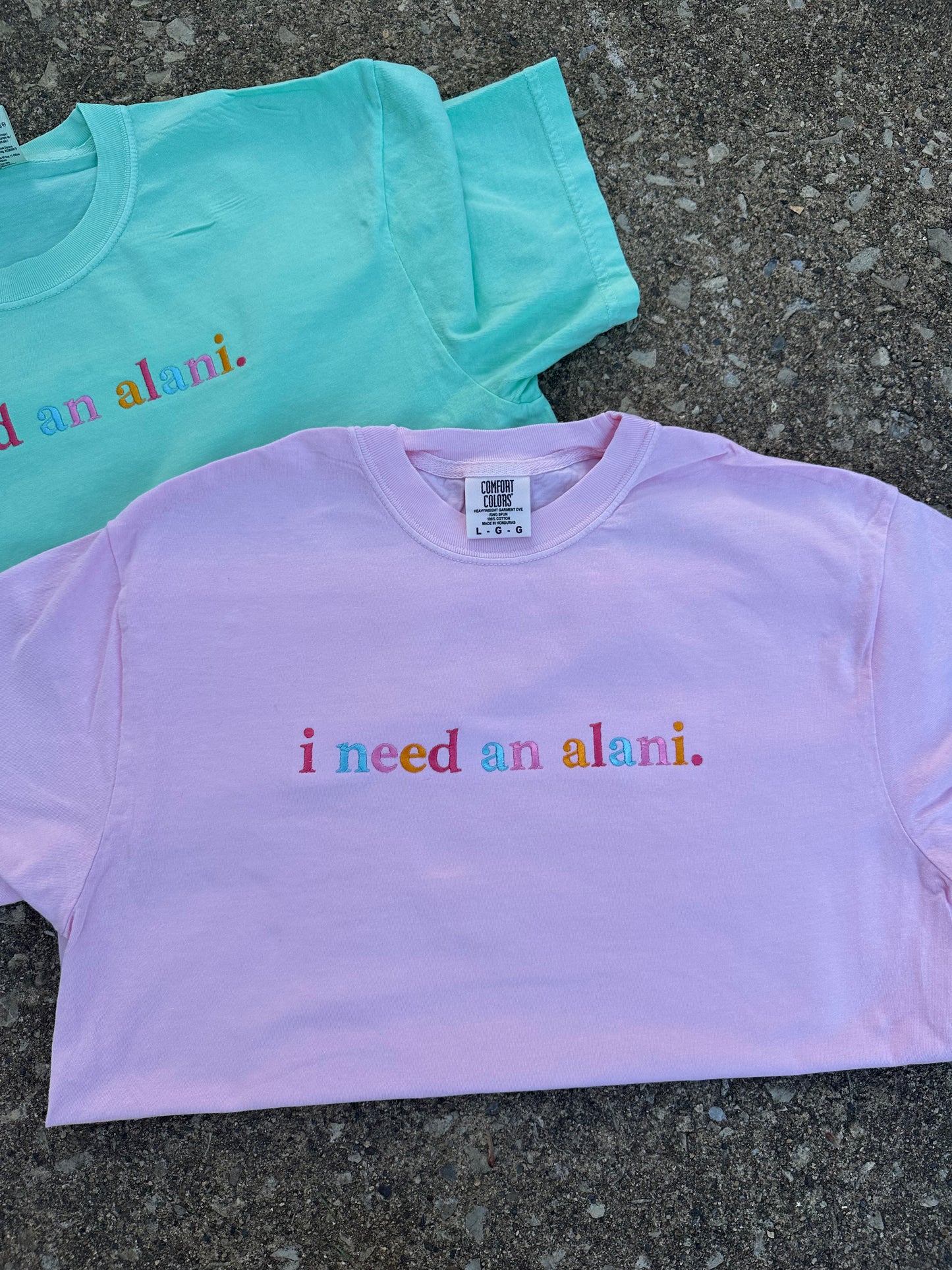 I need an Alani multicolor embroidered