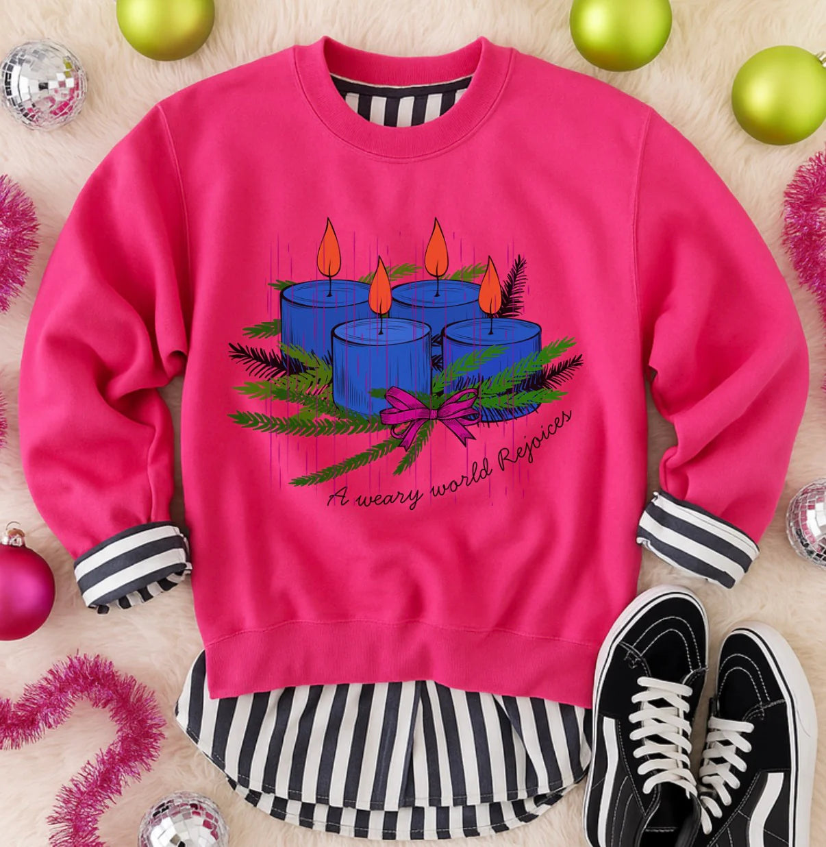 A weary world rejoices