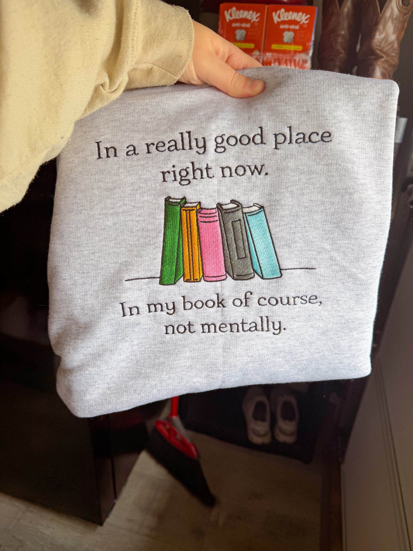 In a really good place right now, in my book of course not mentally