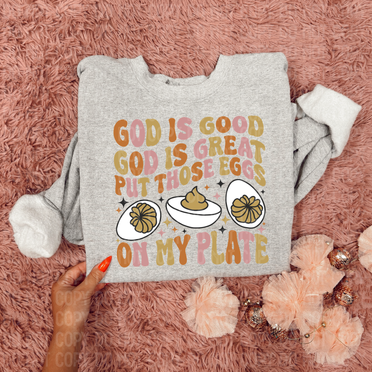 Put those eggs on my plate