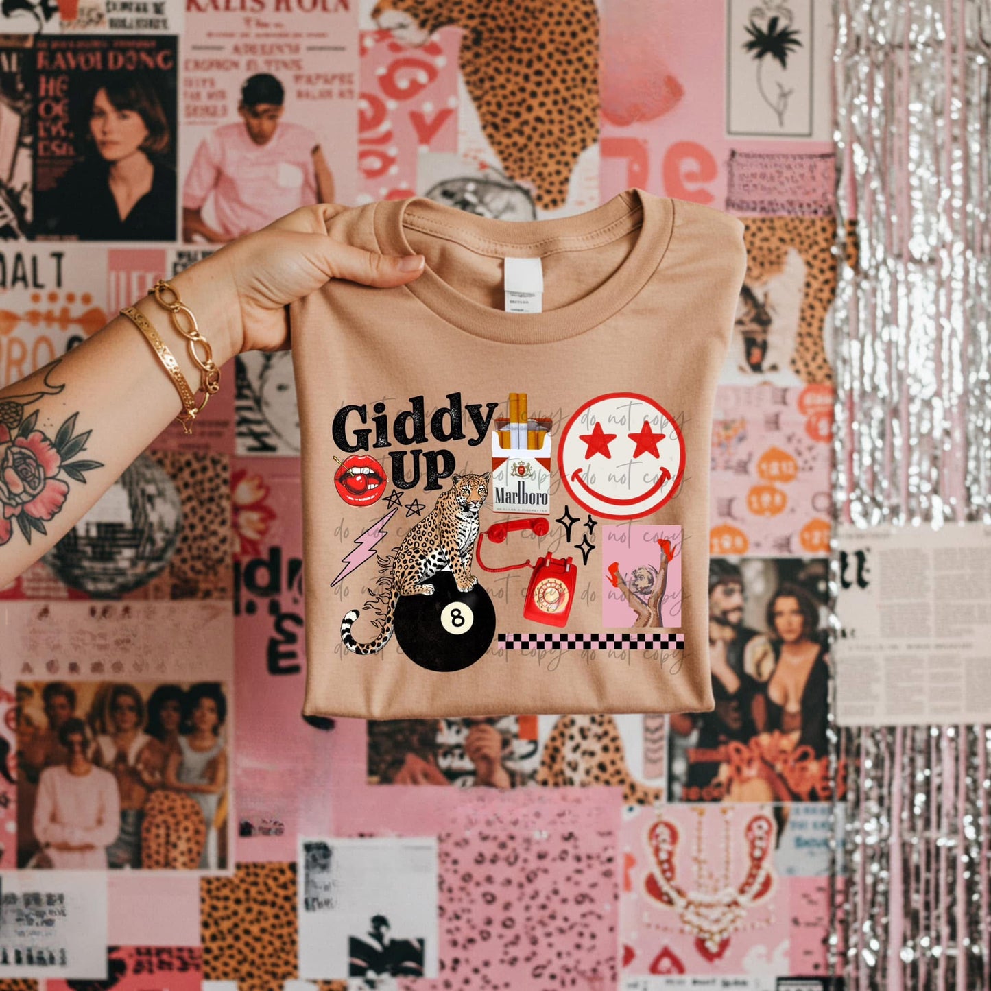 Giddy up collage