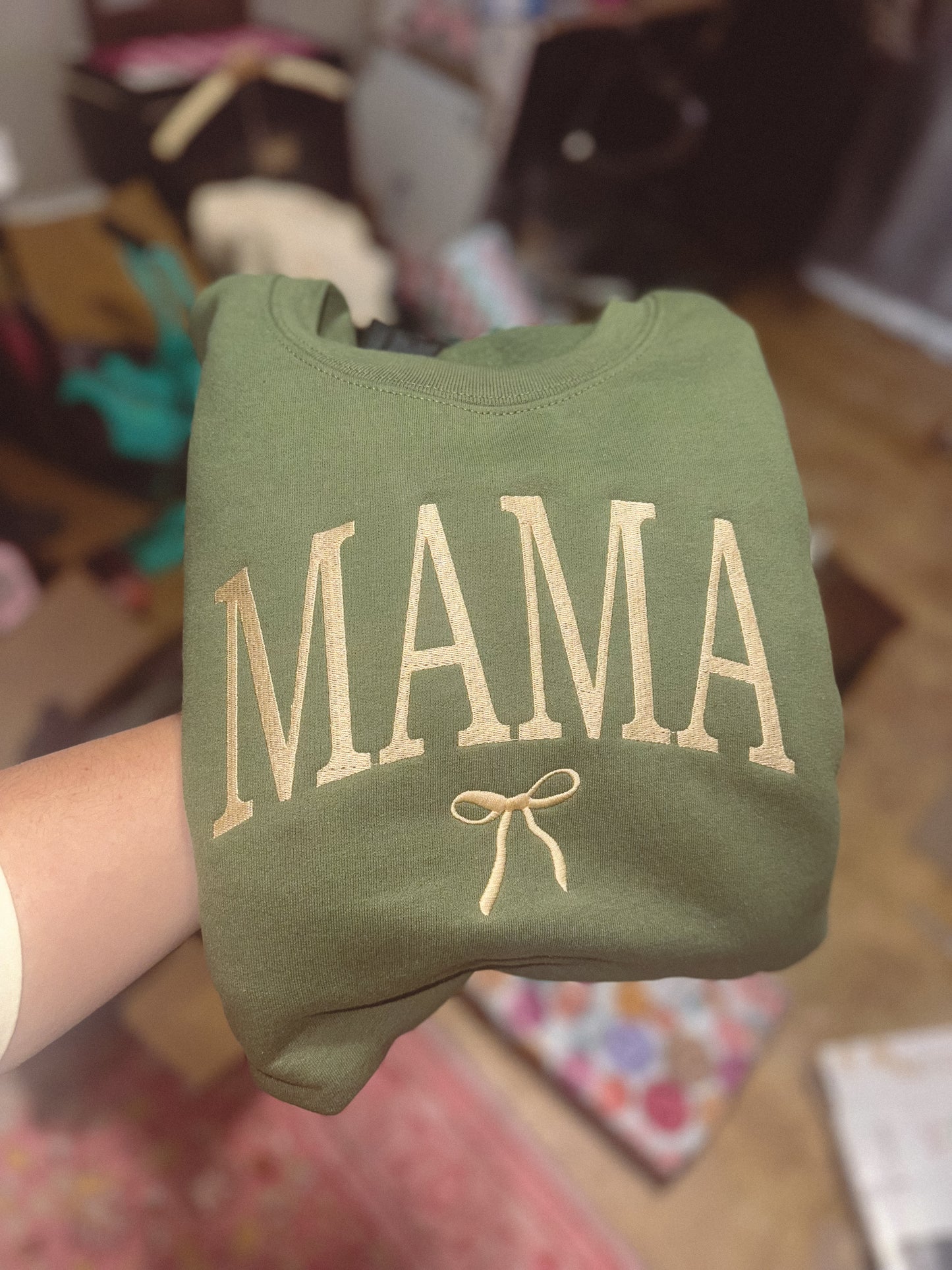 Mama coquette embroidered