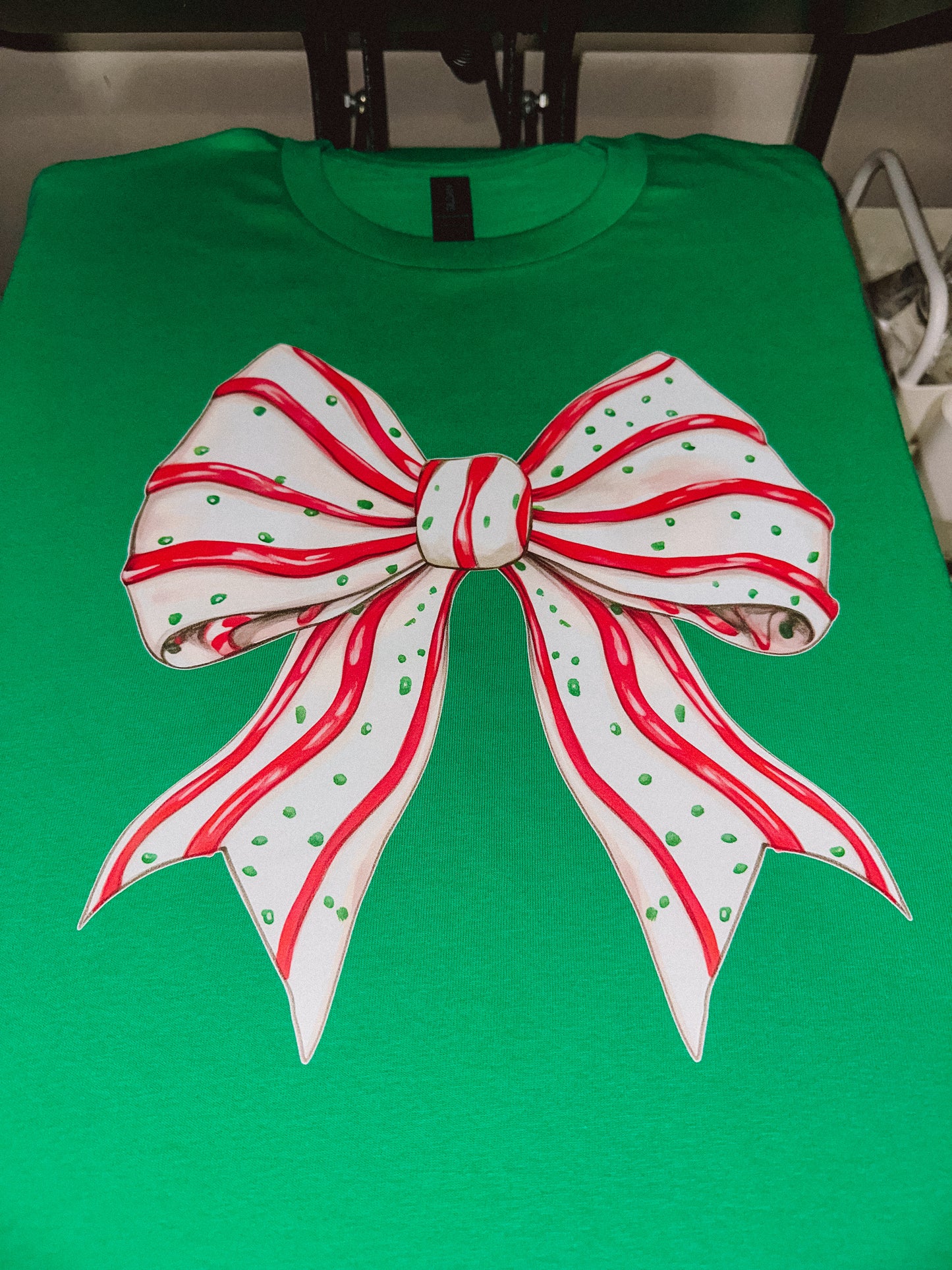 Christmas cake bow