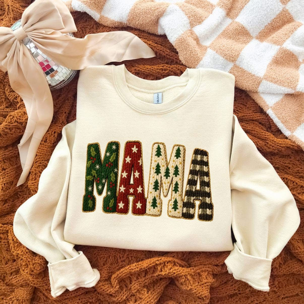Mama faux yarn