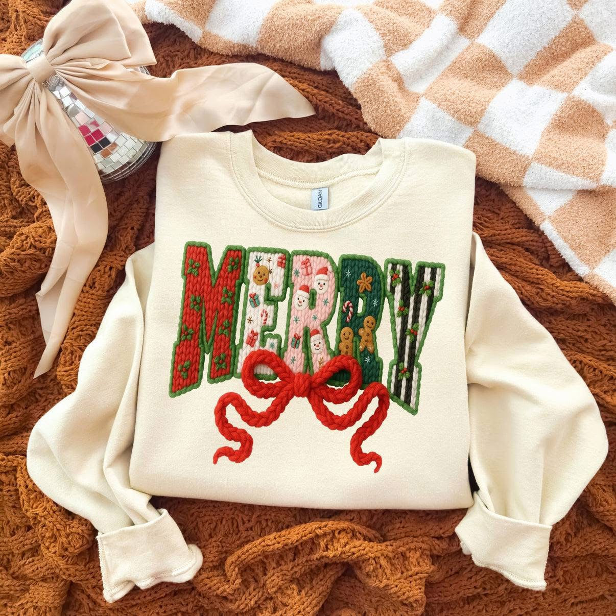 Merry faux yarn