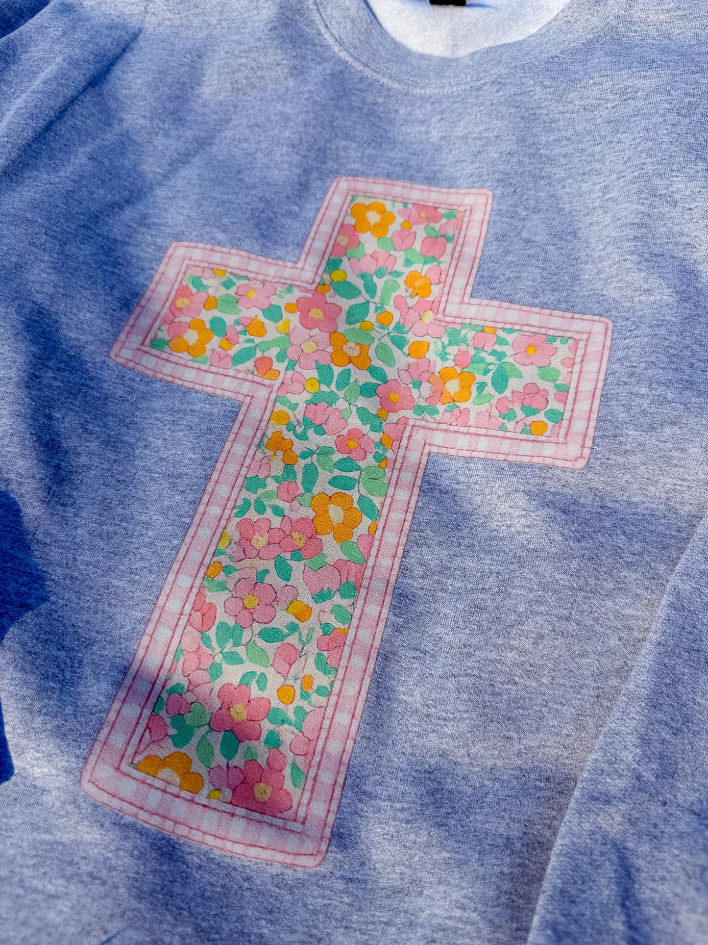 Floral cross