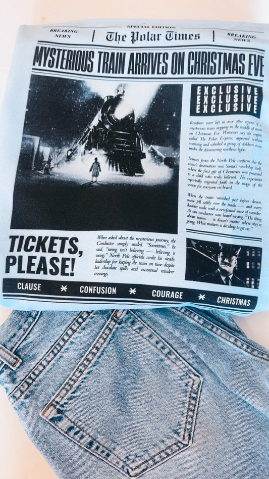 Express train newspaper