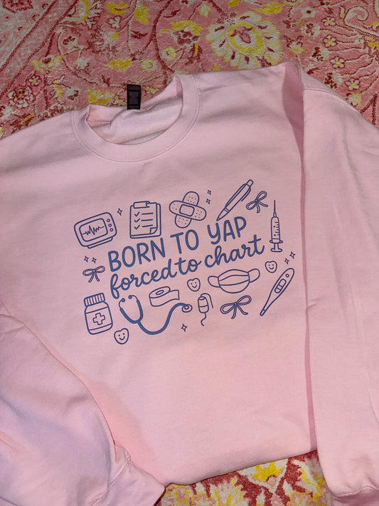 Born to yap forced to chart