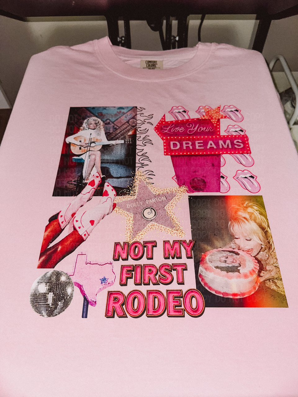 Not my first rodeo collage