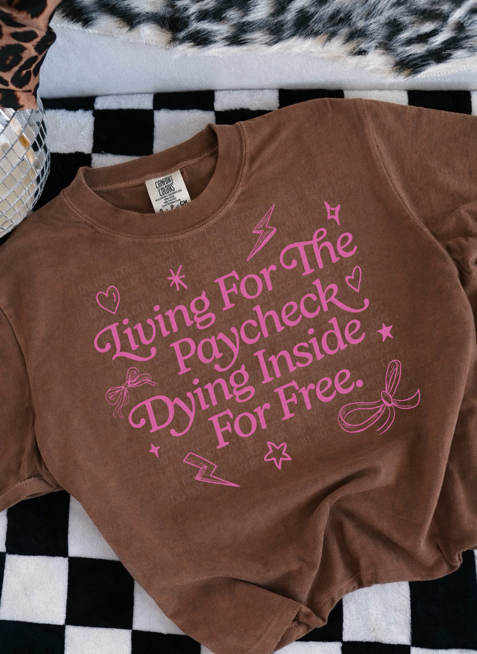 Living for the paycheck, dying inside for free