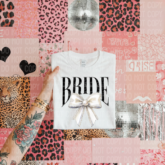 Bride pearl bow
