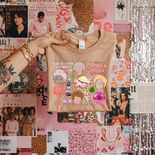 Golden collage