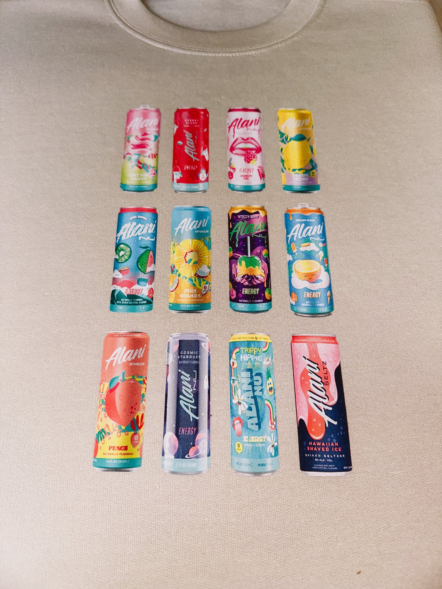 Energy drink collage