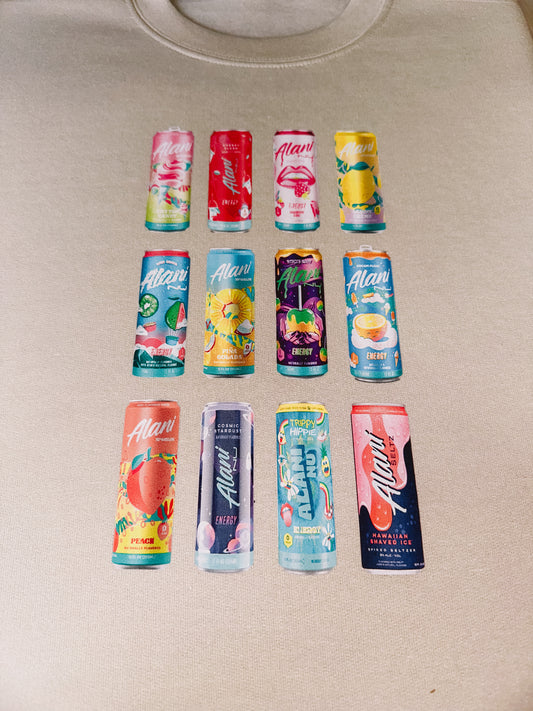 Energy drink collage