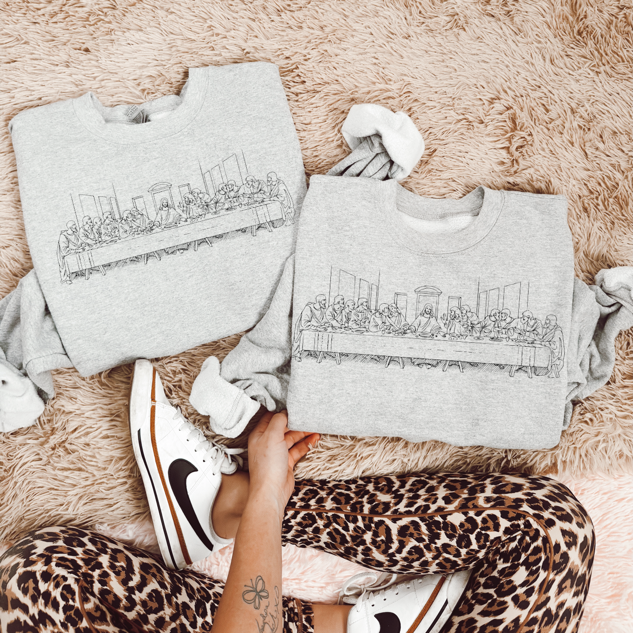 The last supper outline