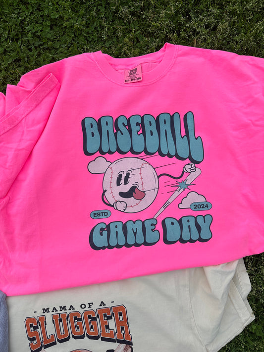 Baseball gameday (Comfort color option)