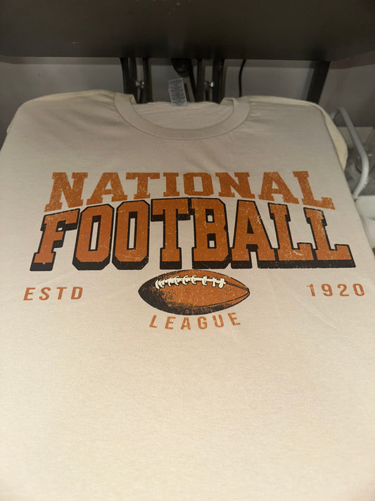 Football league - tan tee