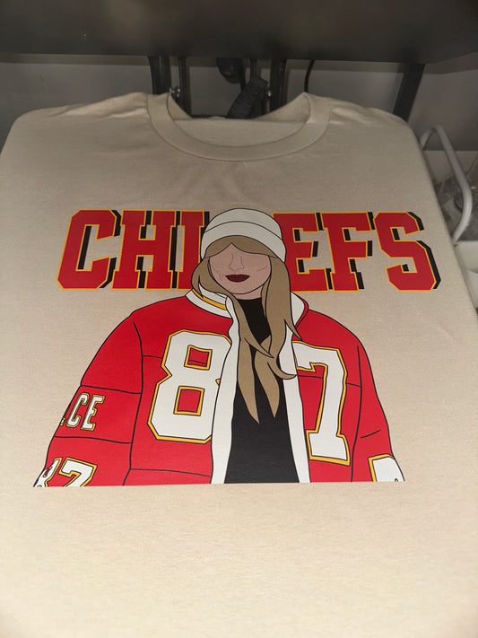 Chiefs - tan tee
