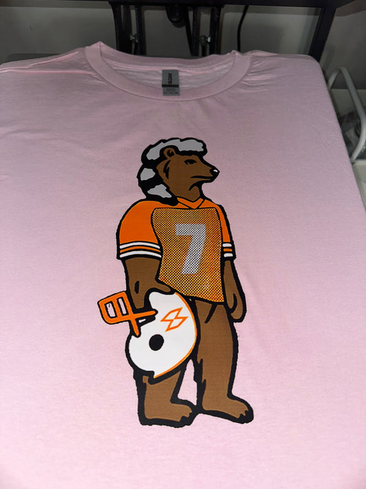MW animal - pink tee