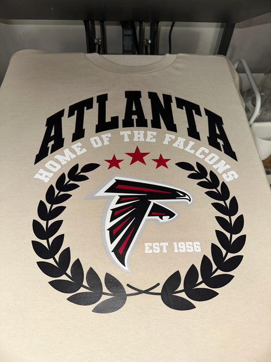 Falcons - tan tee