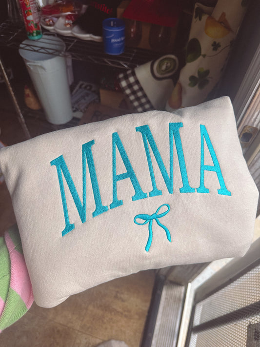 Mama coquette embroidered