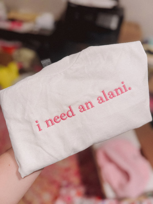 Custom drink embroidered