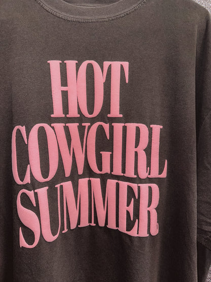 Hot Cowgirl Summer puff print