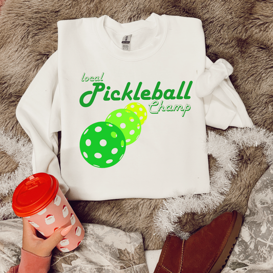Local pickleball champ