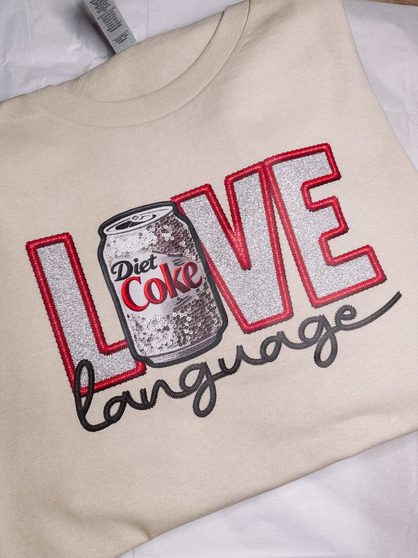 Love language Diet Coke