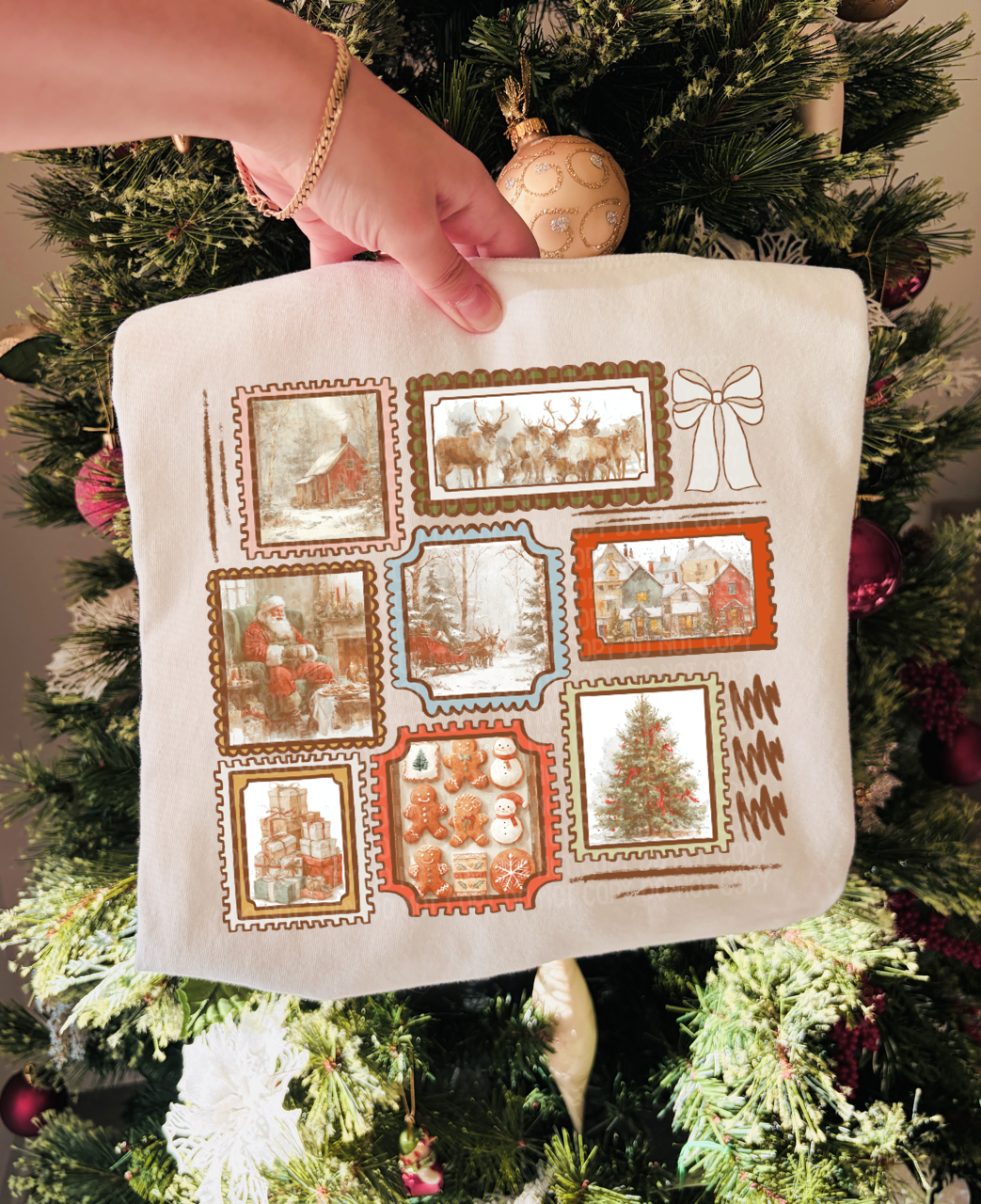 Vintage Christmas stamps