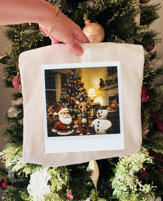 Vintage Christmas polaroid