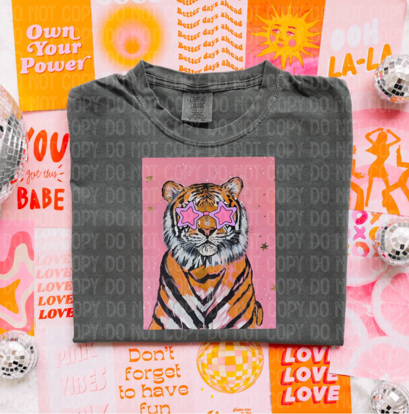 Pink Tiger (Comfort color option)