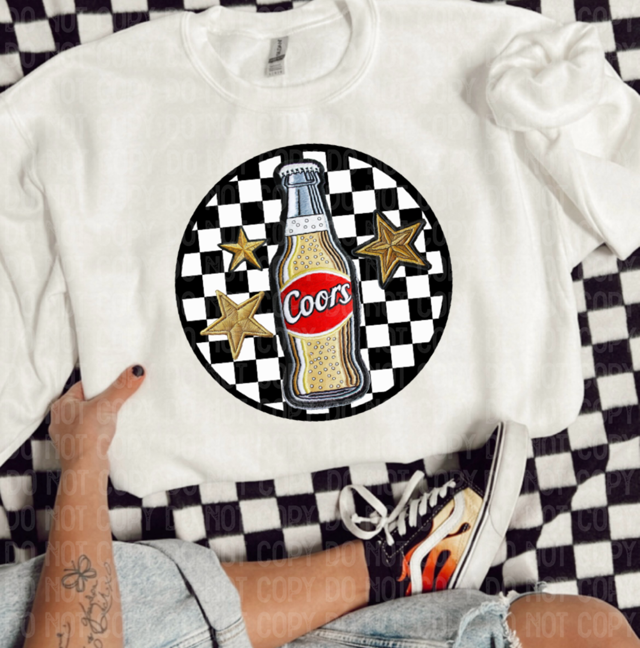 Coors checkered (Comfort color option)