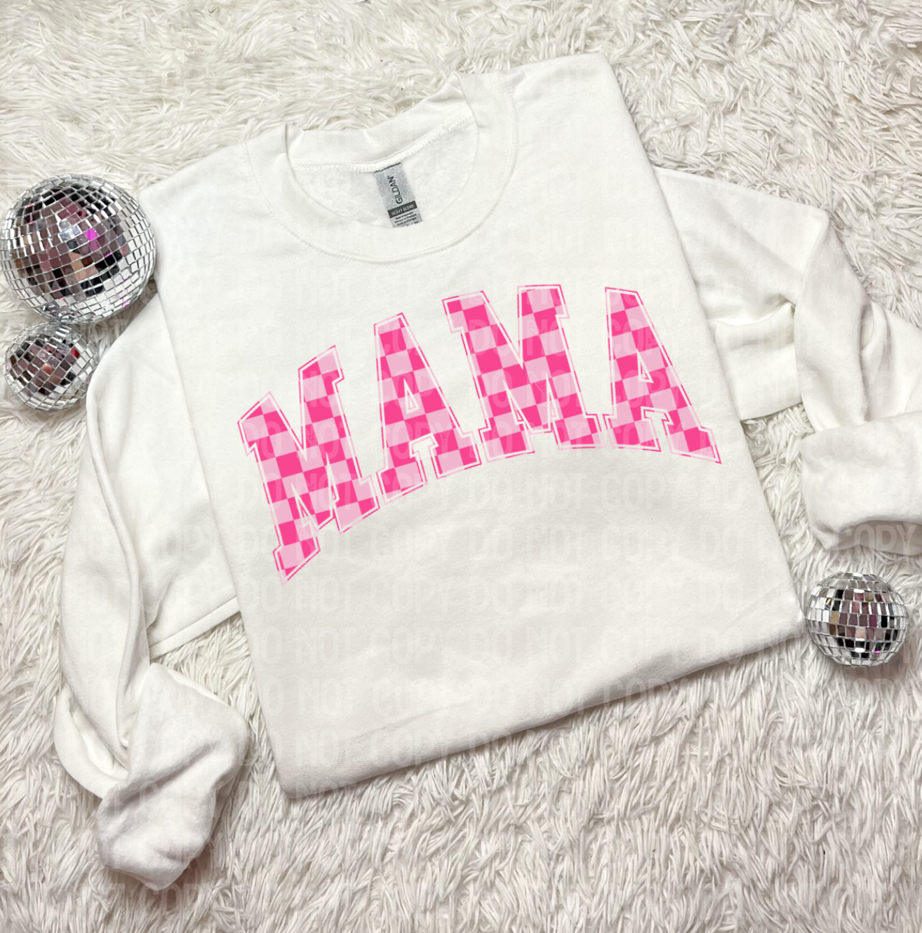 Checker mama pink