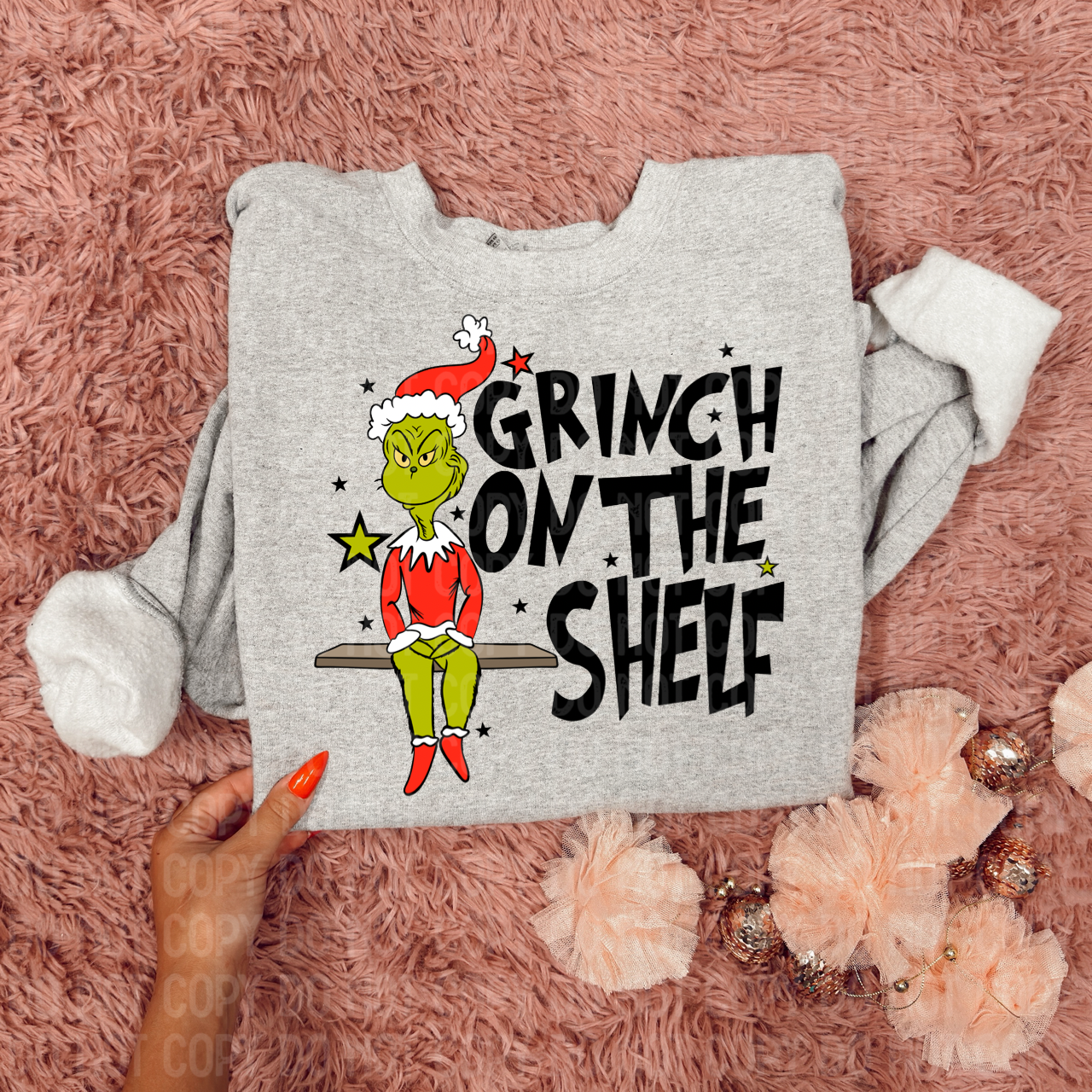 Grinch on the shelf